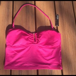 a.n.a pink midkini bikini top 6